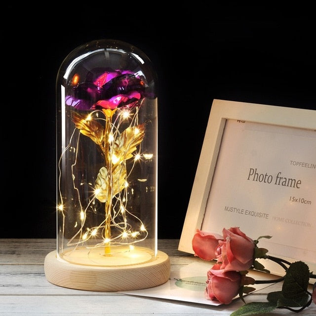 Galaxy Rose Artificial Flowers Beauty and the Beast