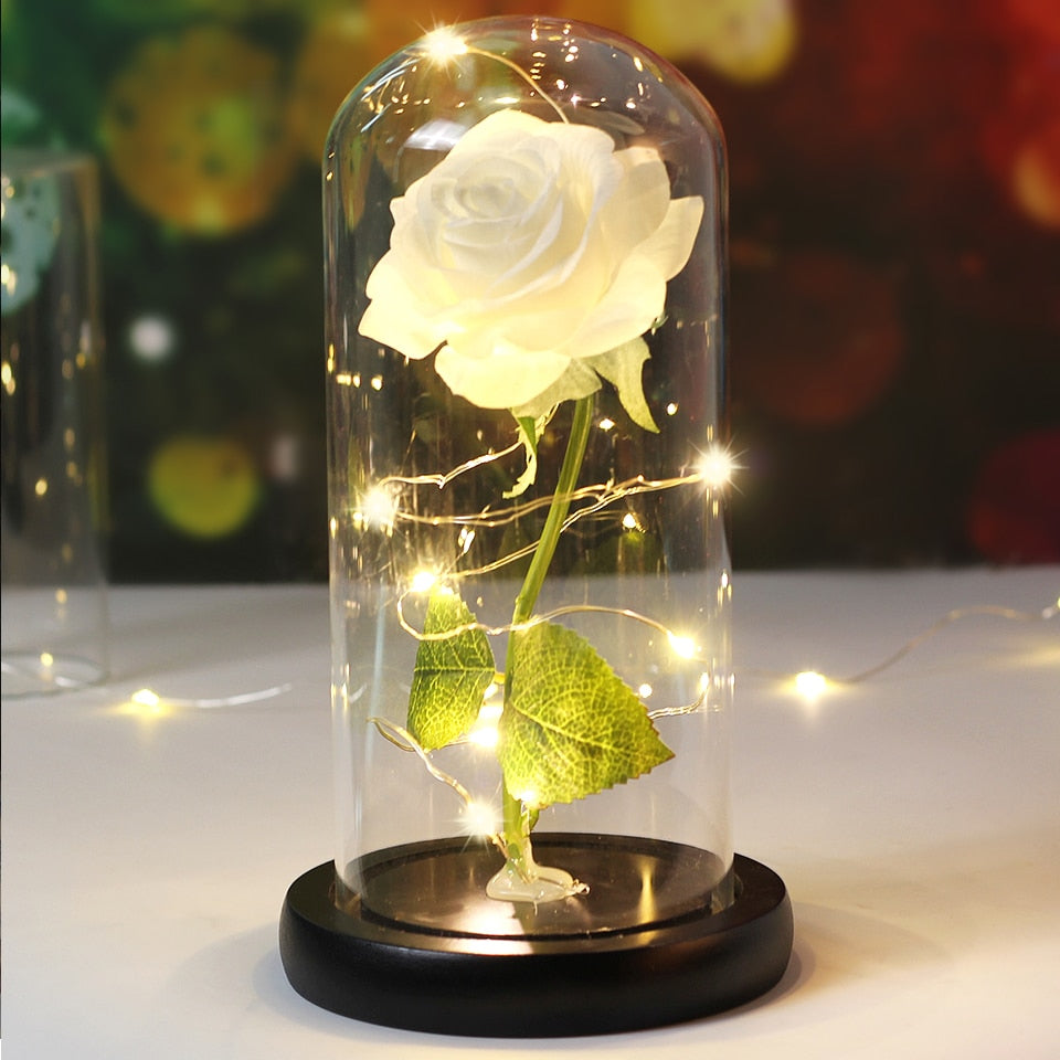 Galaxy Rose Artificial Flowers Beauty and the Beast