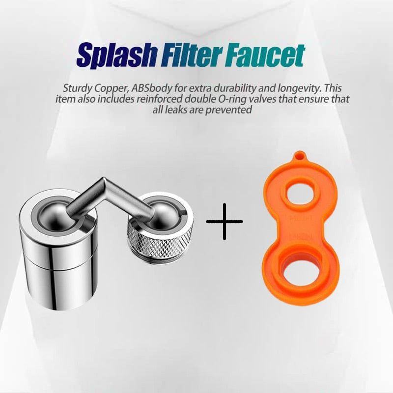 Universal Splash Filter Faucet Spray Head Anti Splash
