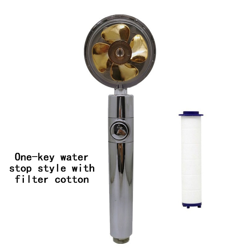 Rotated High-Pressure Handheld Shower Head