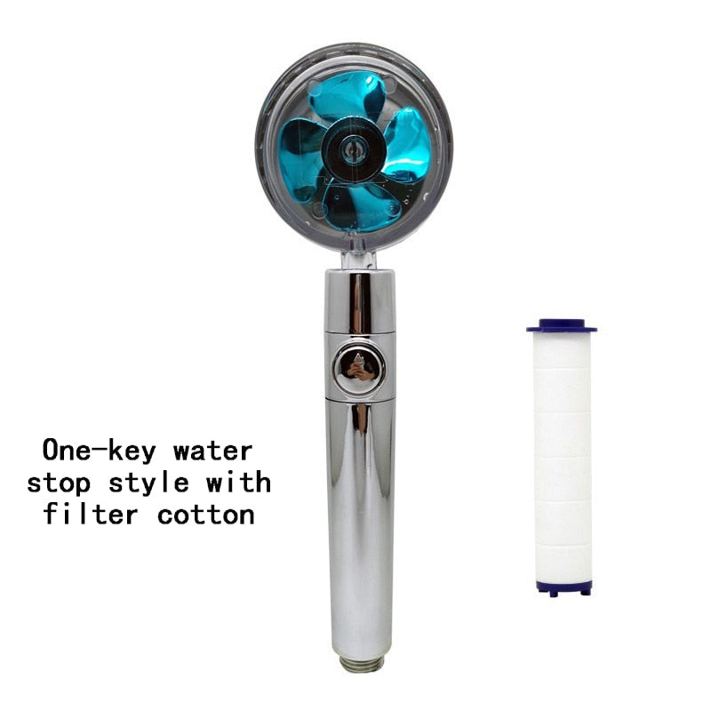 Rotated High-Pressure Handheld Shower Head
