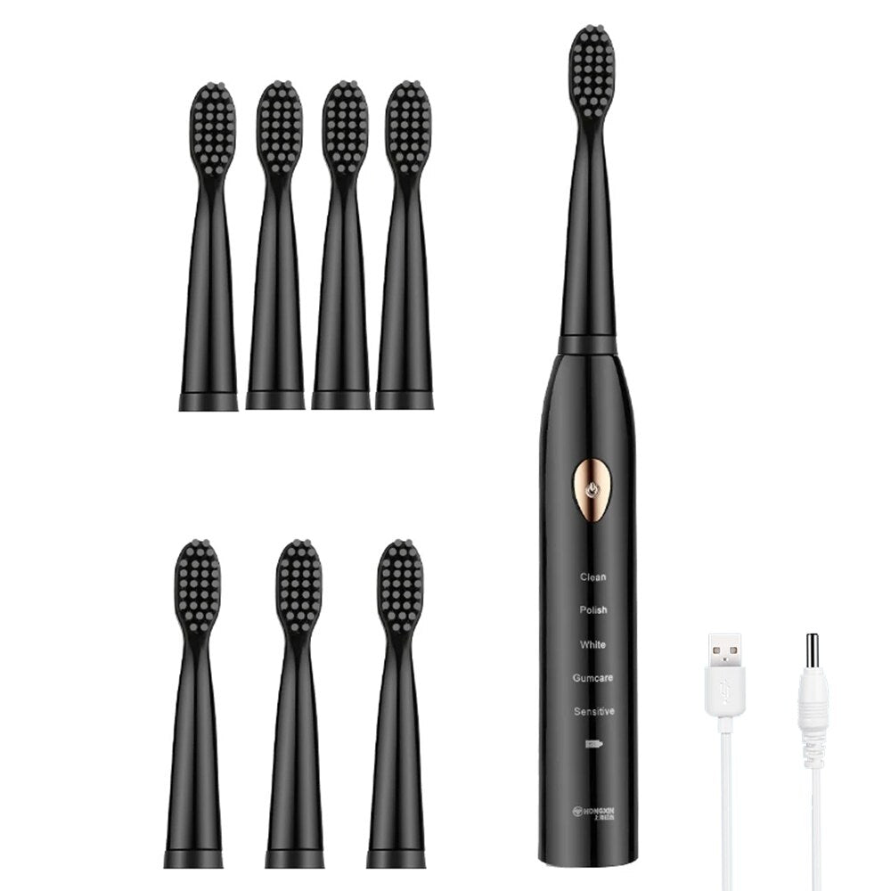 Ultrasonic Sonic Electric Toothbrush Rechargeable