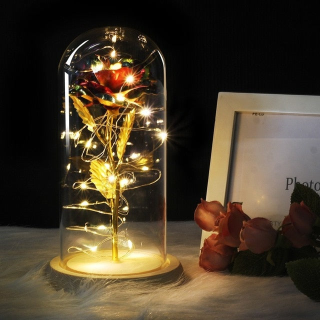 Galaxy Rose Artificial Flowers Beauty and the Beast