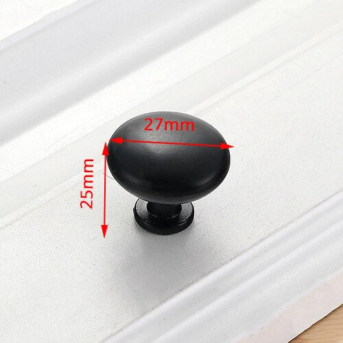 American Style Black Cabinet Handles Solid