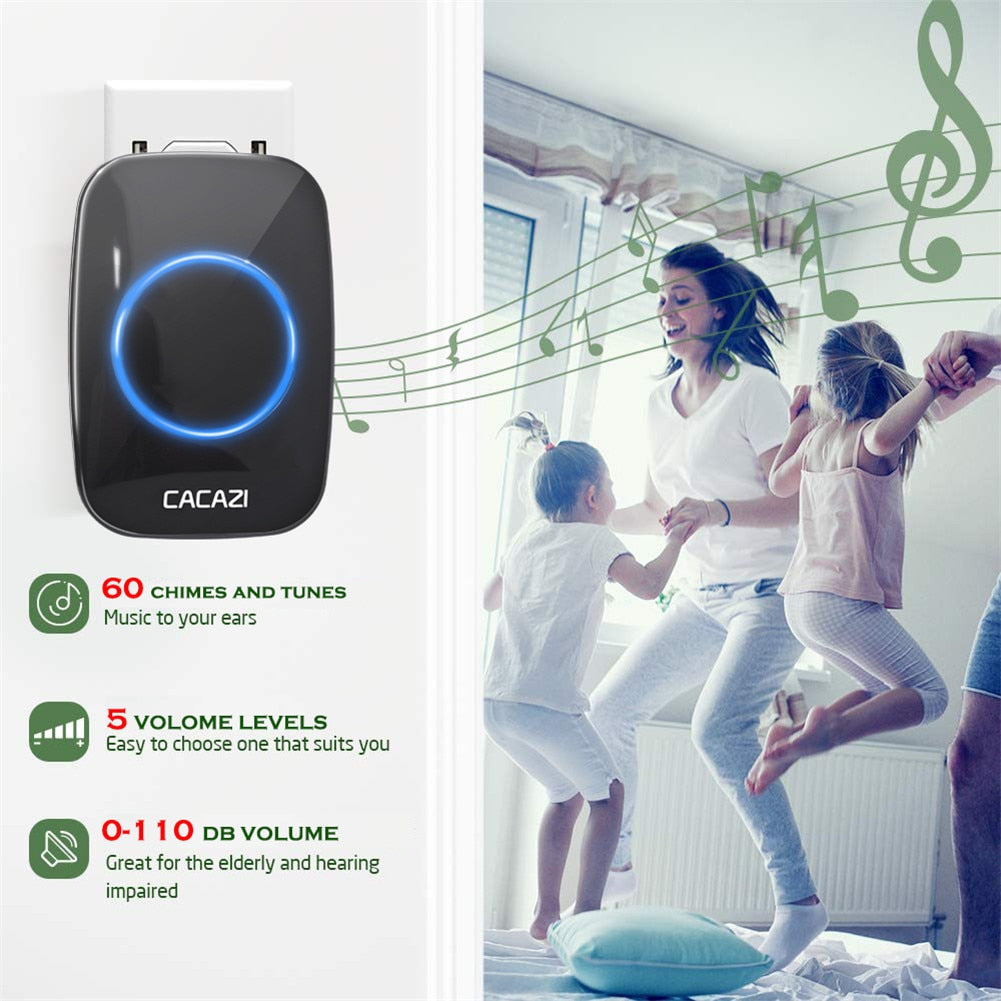 Wireless Doorbell Waterproof Remote