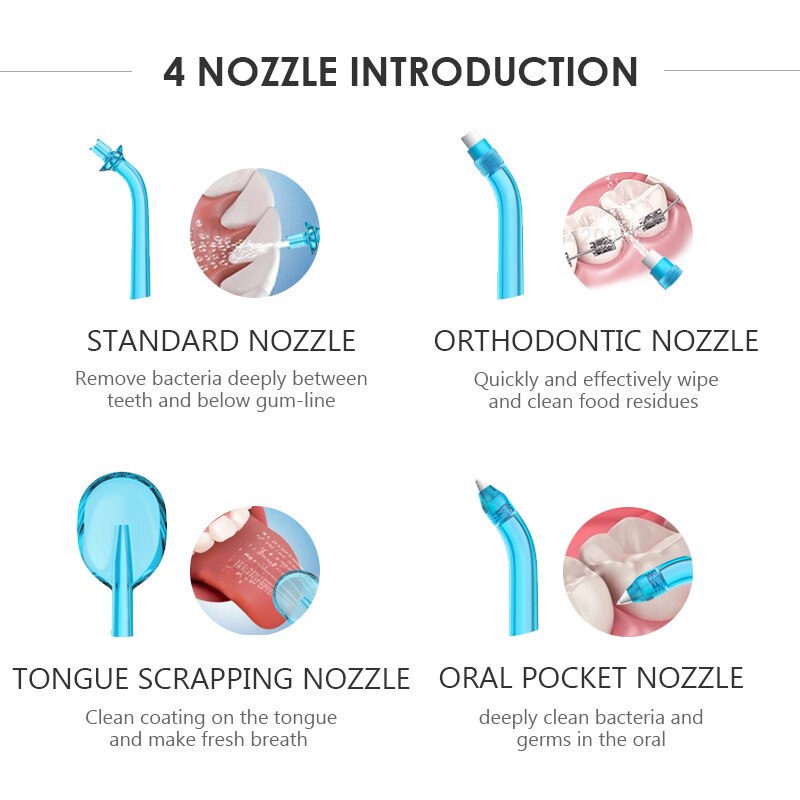 USB Rechargeable Dental Water Flosser