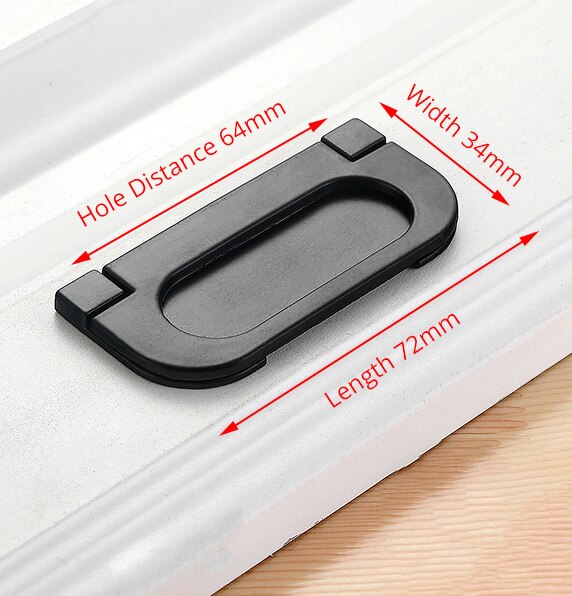 American Style Black Cabinet Handles Solid