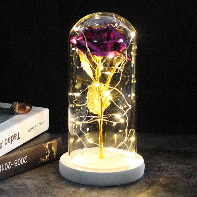 Galaxy Rose Artificial Flowers Beauty and the Beast