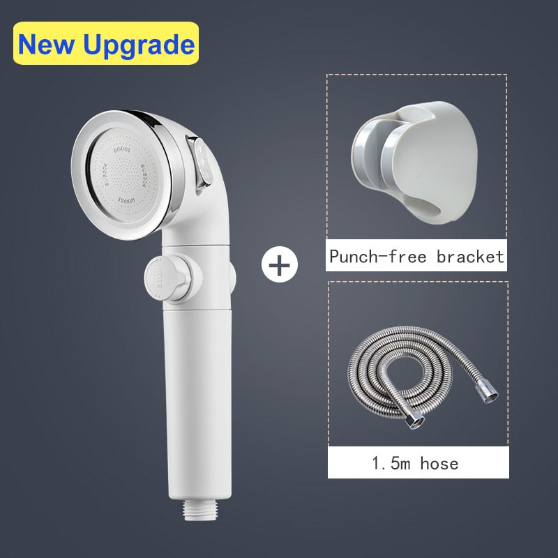 Pressurized Shower Head Adjustable High Pressure