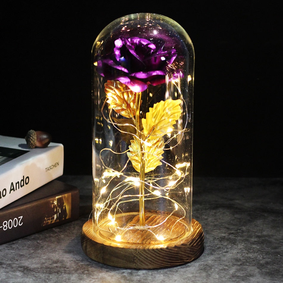 Galaxy Rose Artificial Flowers Beauty and the Beast