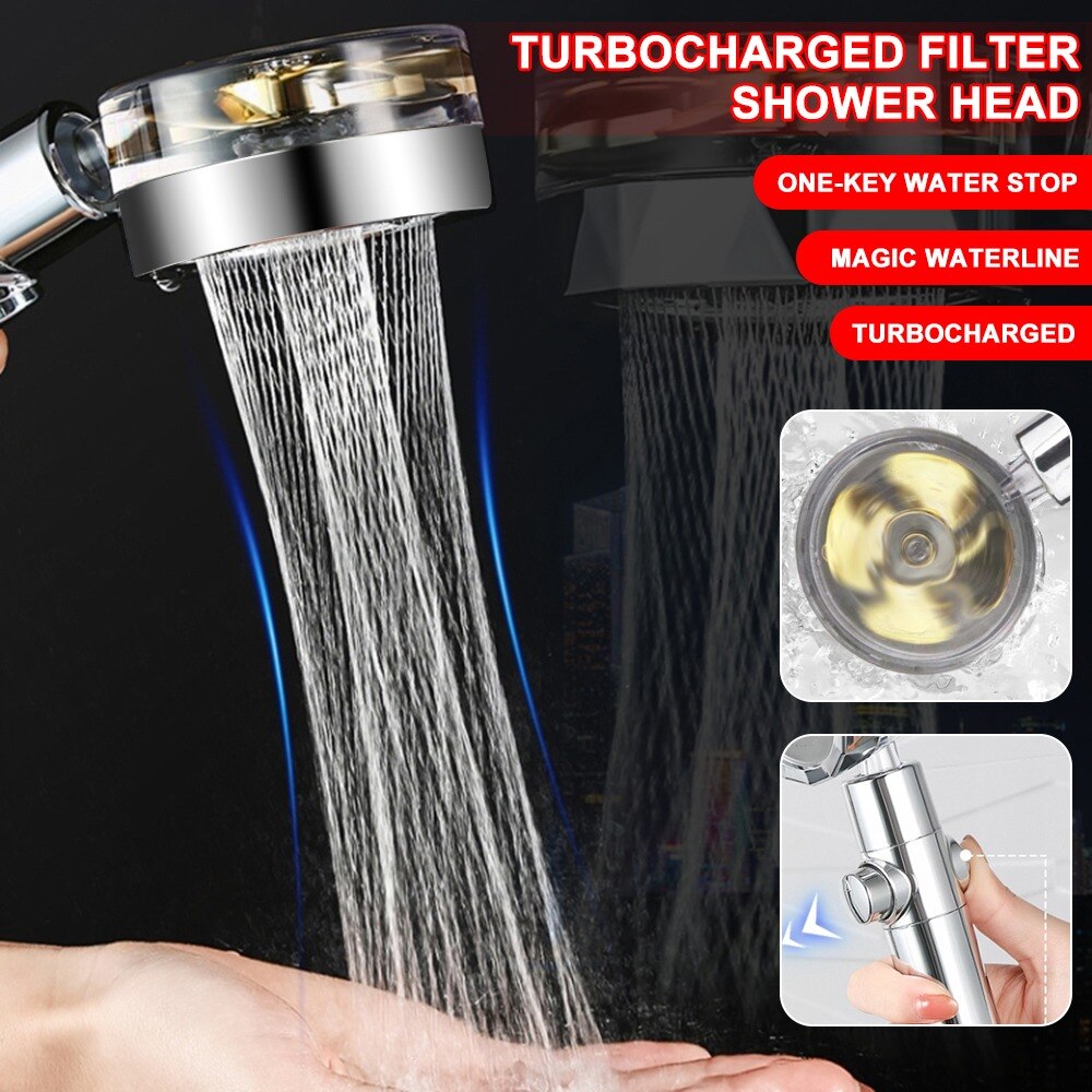 Rotated High-Pressure Handheld Shower Head
