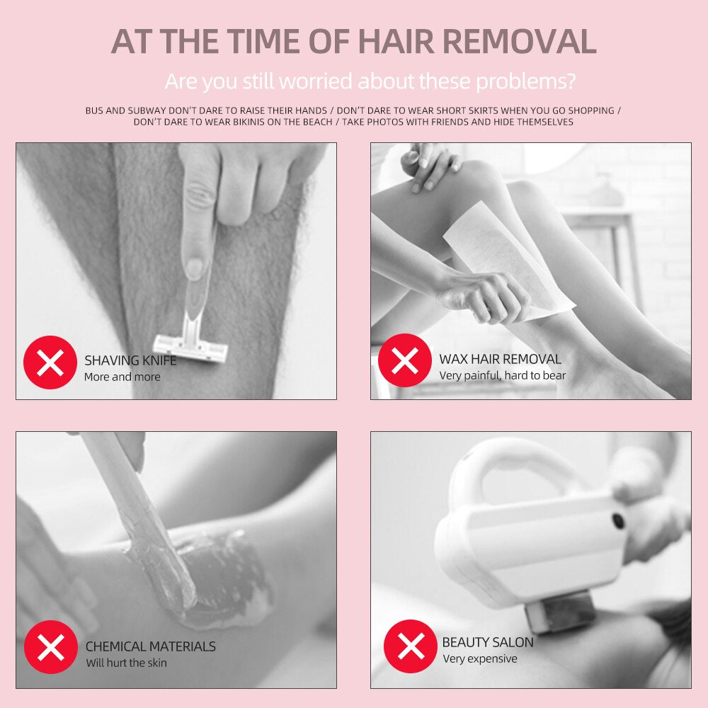 IPL Laser Depilator LCD hair removal