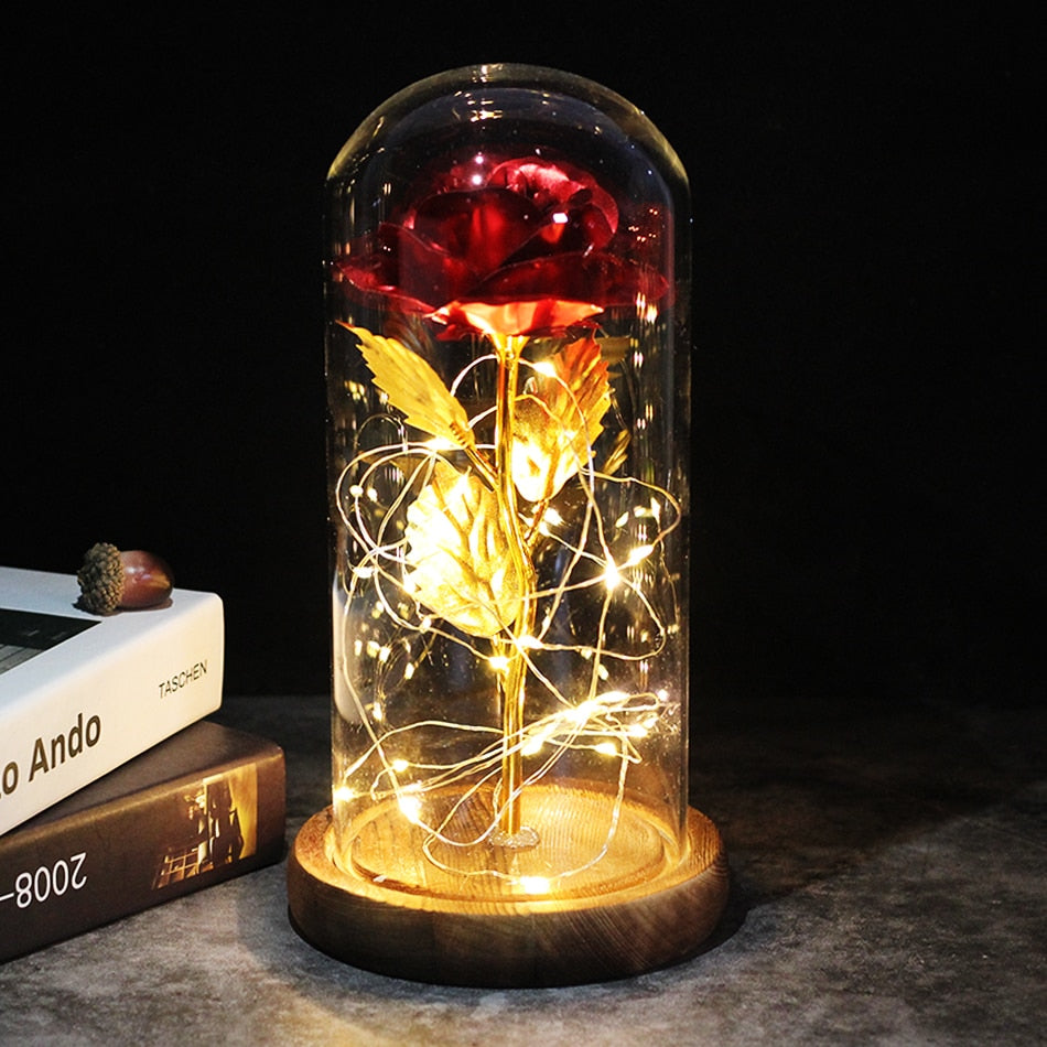 Galaxy Rose Artificial Flowers Beauty and the Beast