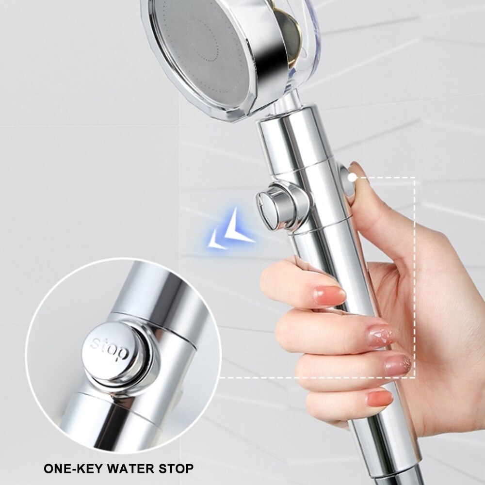 Rotated High-Pressure Handheld Shower Head