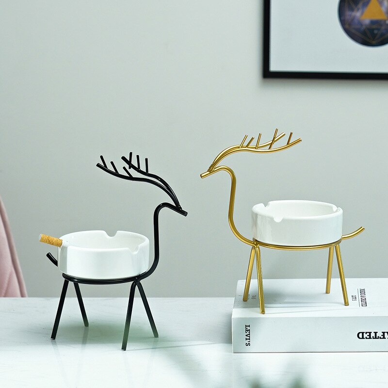 NEW Ashtray Art Metal Ashtray Home Decoration