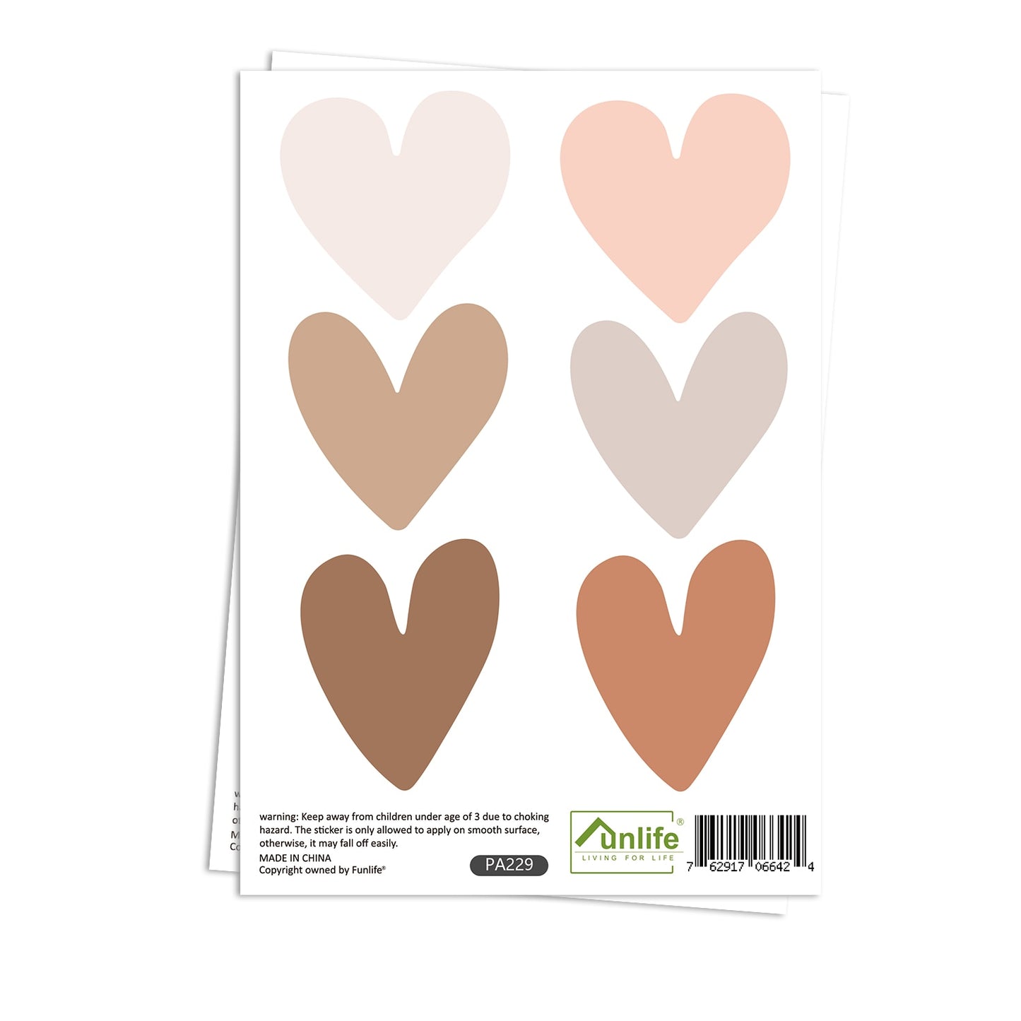 Boho Hearts Creative Wall Sticker Wall Art Decals Vinyl