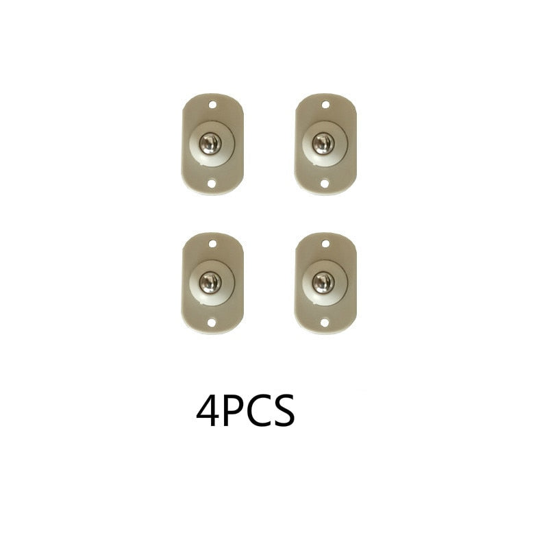 Paste Type Universal Pulley 4Pcs Adhesive