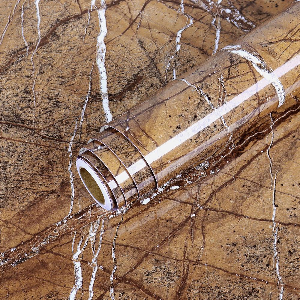Waterproof Marble Self Adhesive Wallpaper Vinyl Film