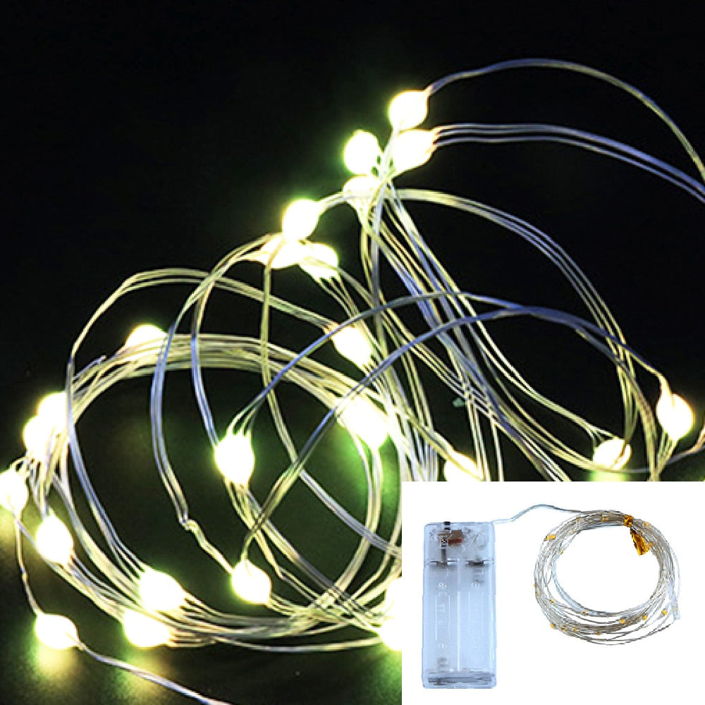 Led Fairy Lights Copper Wire String Lamp Garland