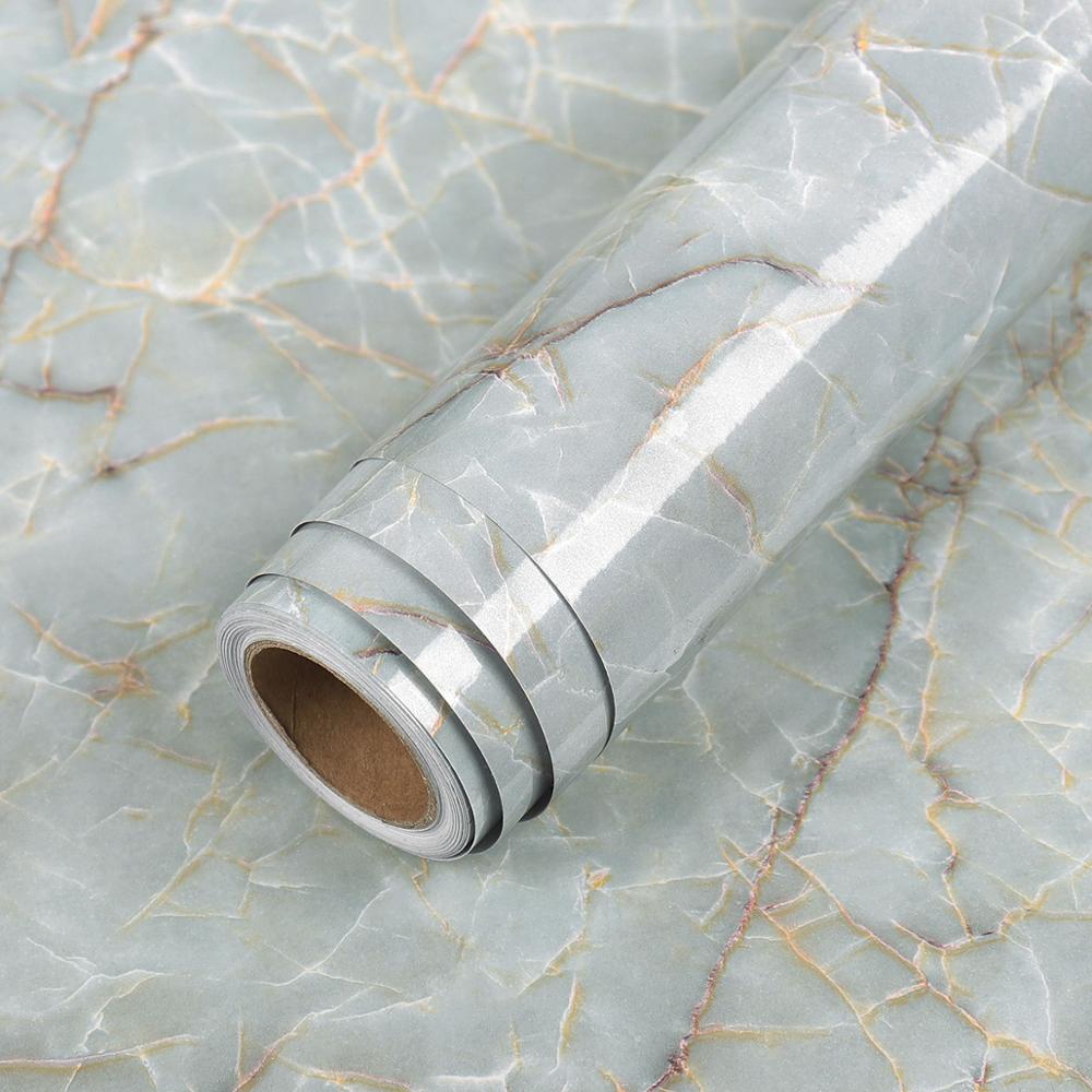 Waterproof Marble Self Adhesive Wallpaper Vinyl Film