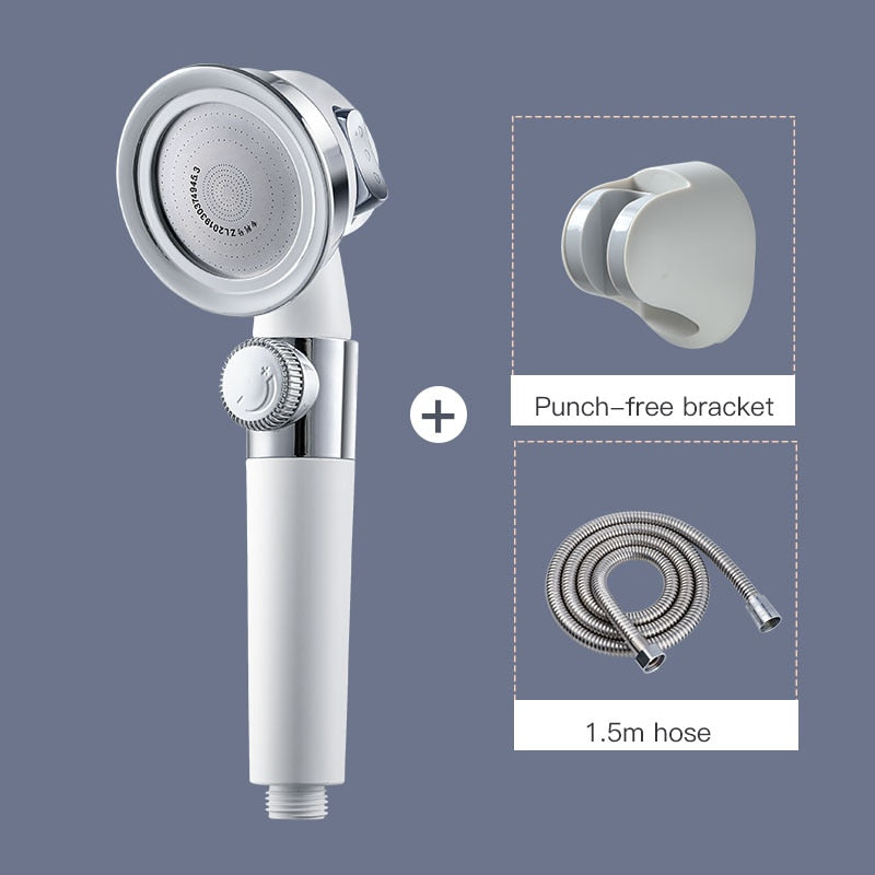 Pressurized Shower Head Adjustable High Pressure