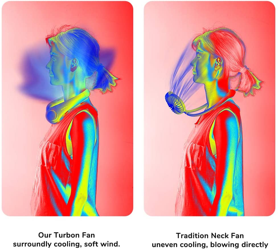 Mini Neck Fan Portable Bladeless