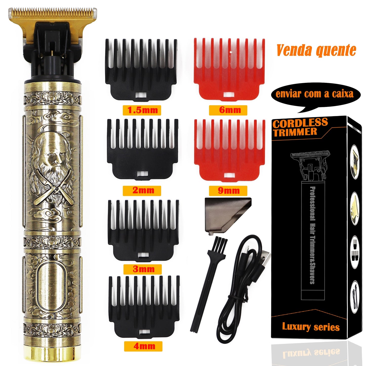 Man Electric Cordless Hair Cutting Machine