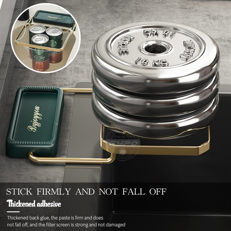 Kitchen Sink Filter Rack Foldable Sink Strainer
