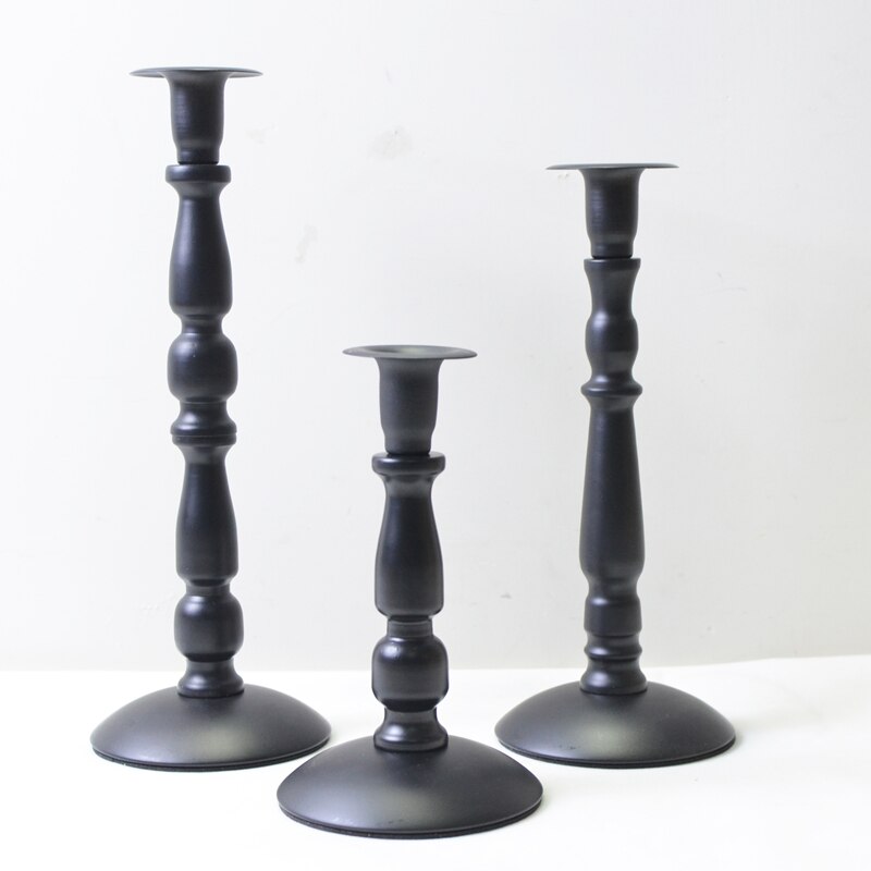 3 Pieces Set Candle Holders Christmas Decorations
