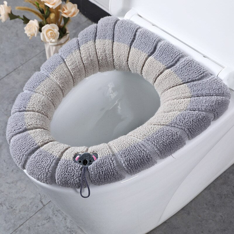 Universal Soft Warm Washable Toilet Seat Cover