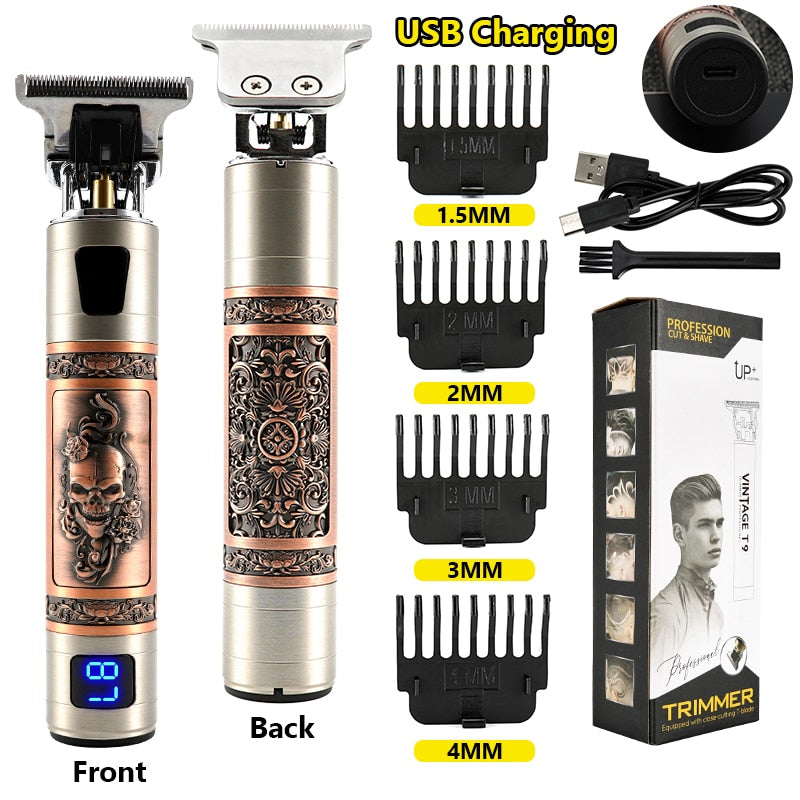 Electric Hair Clipper Man LCD 0mm Shaver