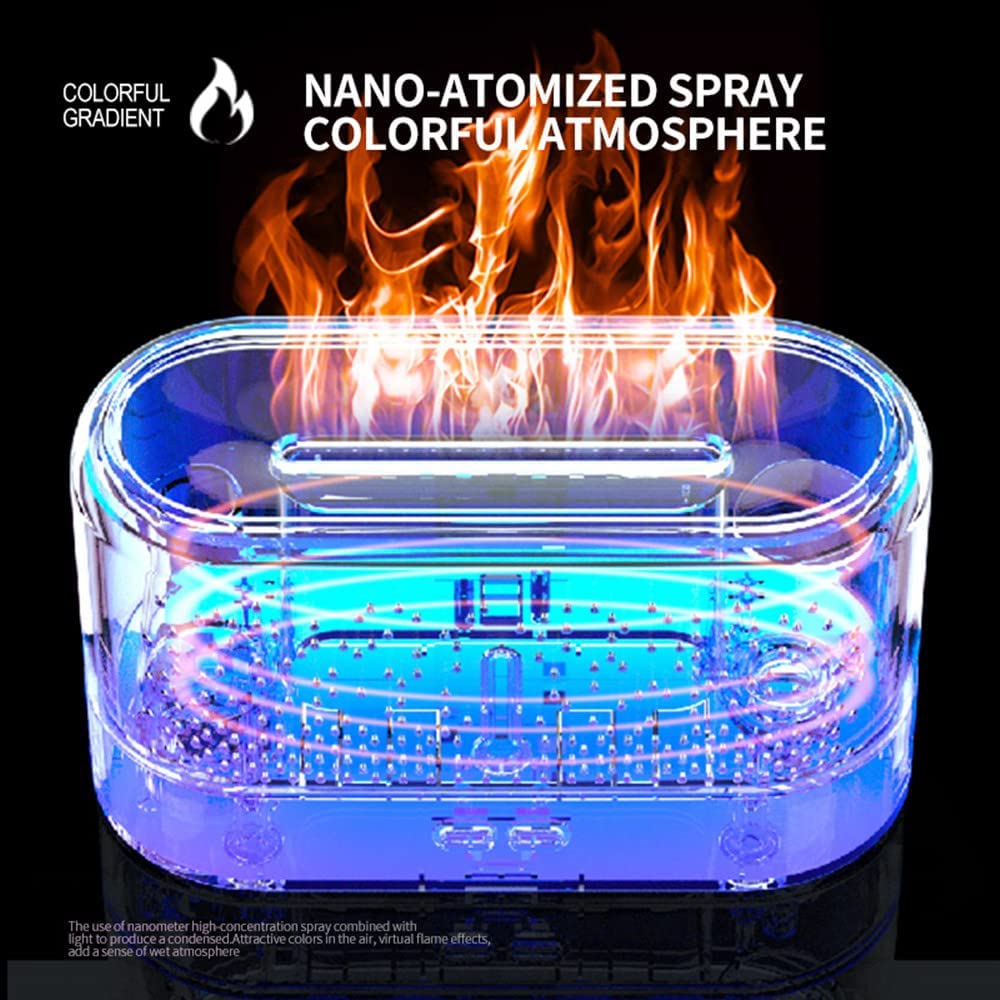 Flame Air Humidifier Essential Oil Diffuser