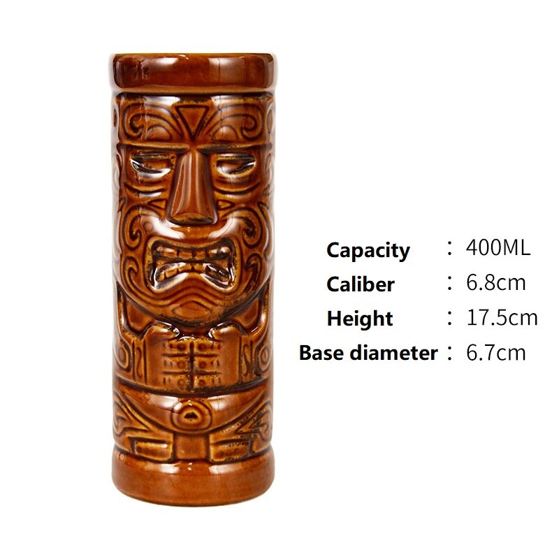 350ml-700ml Hawaii Tiki Mugs Cocktail Cup