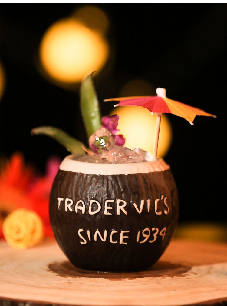 Bar Poker Tiki Mug Creative Hawaii Ceramic Mug
