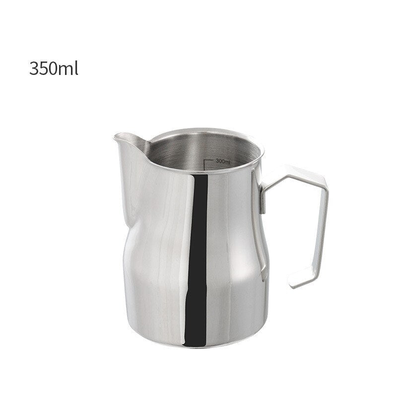 Stainless Steel with scale Coffee Pitcher