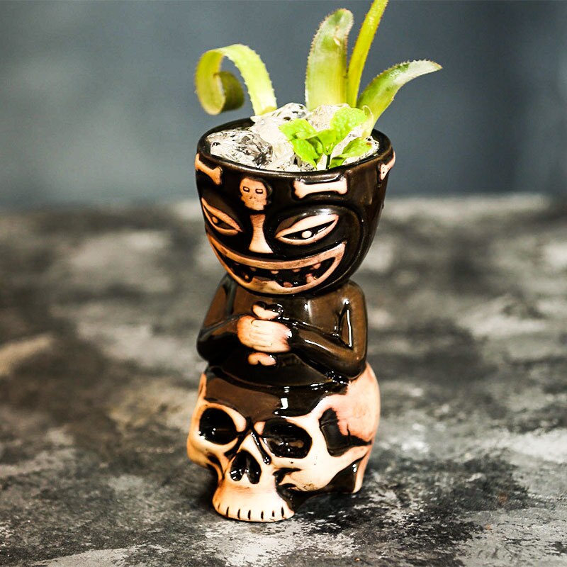 Bar Poker Tiki Mug Creative Hawaii Ceramic Mug
