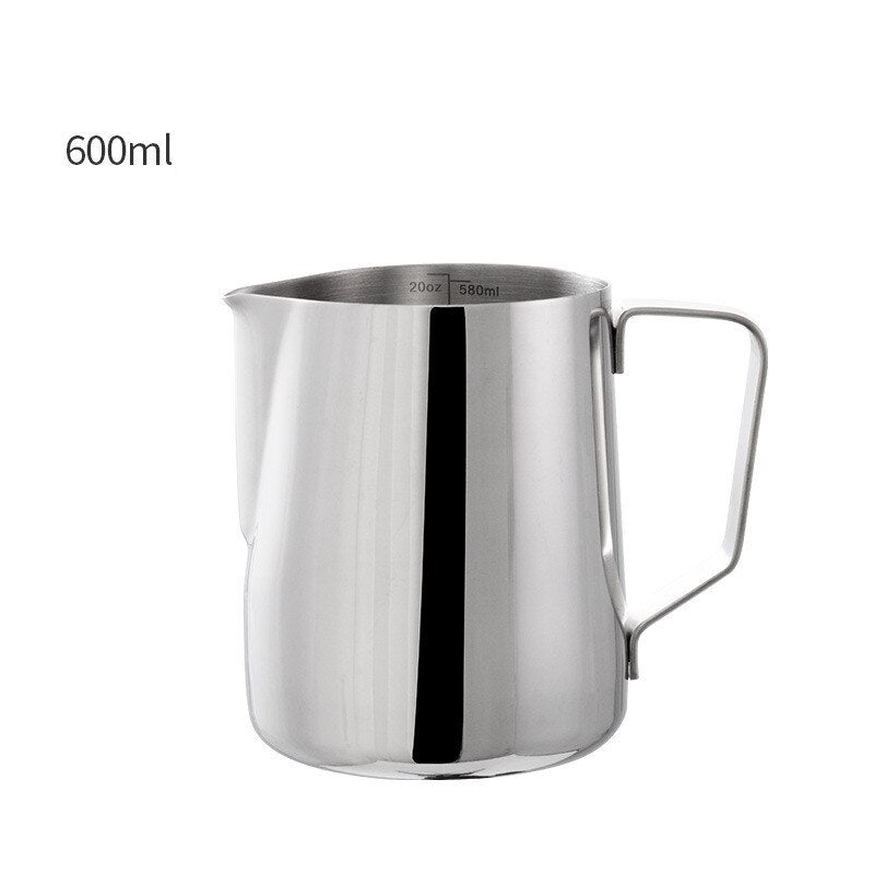 Stainless Steel with scale Coffee Pitcher