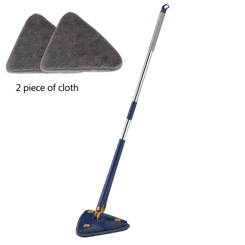 New Telescopic Triangular Mop 360° Rotatable