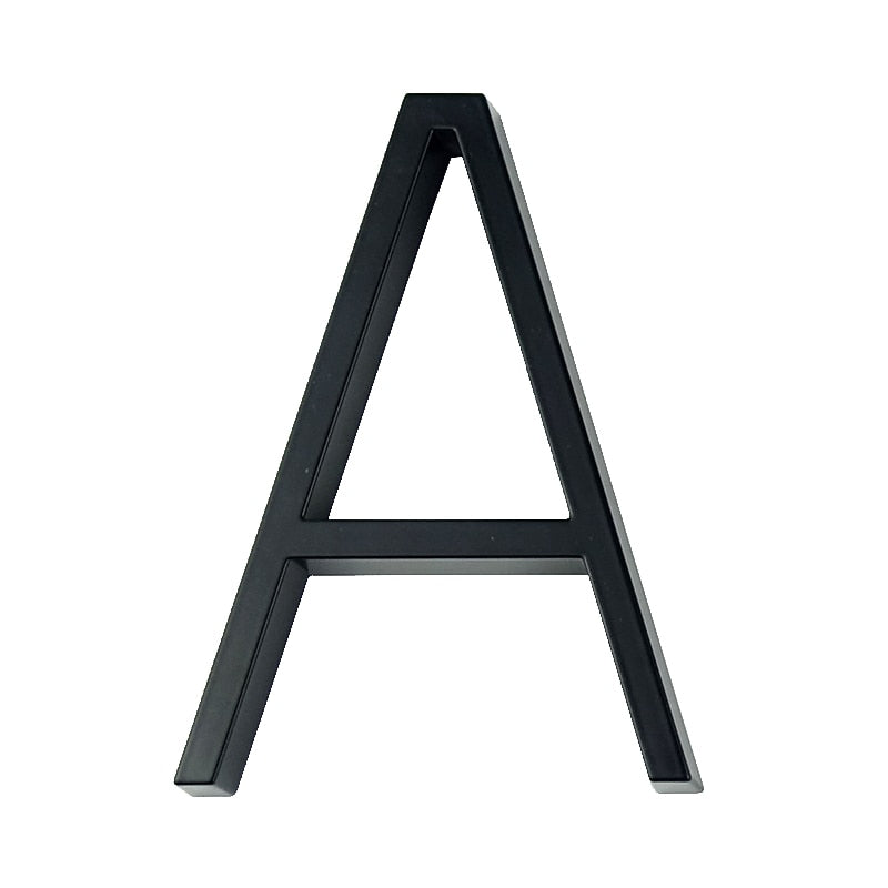 Floating House Number Letters Big Modern
