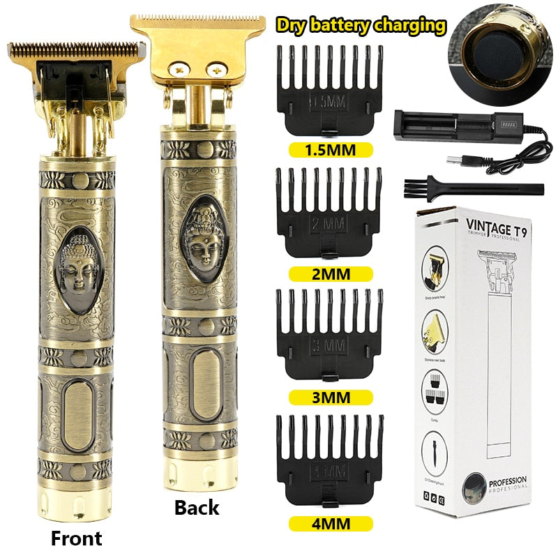 Electric Hair Clipper Man LCD 0mm Shaver