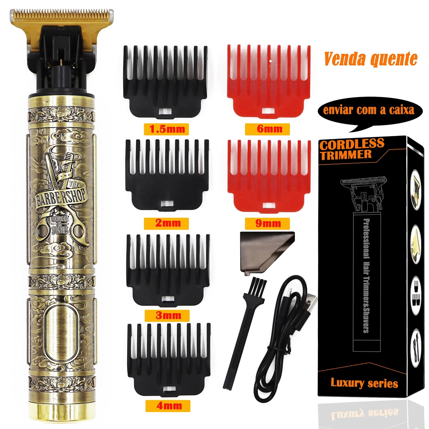 Man Electric Cordless Hair Cutting Machine