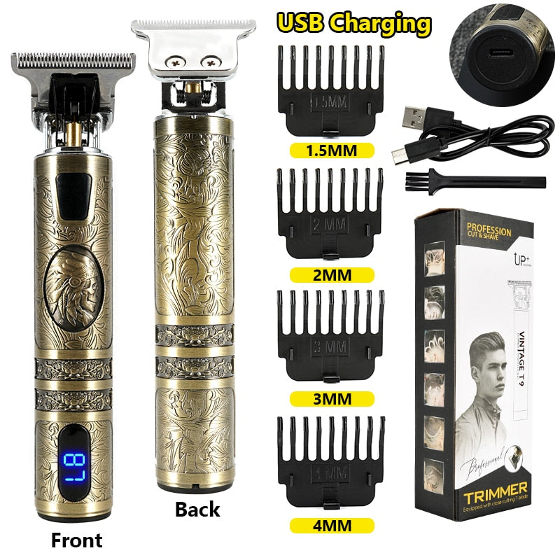 Electric Hair Clipper Man LCD 0mm Shaver