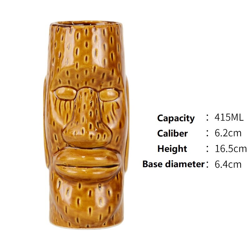 350ml-700ml Hawaii Tiki Mugs Cocktail Cup
