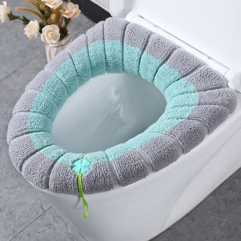 Universal Soft Warm Washable Toilet Seat Cover