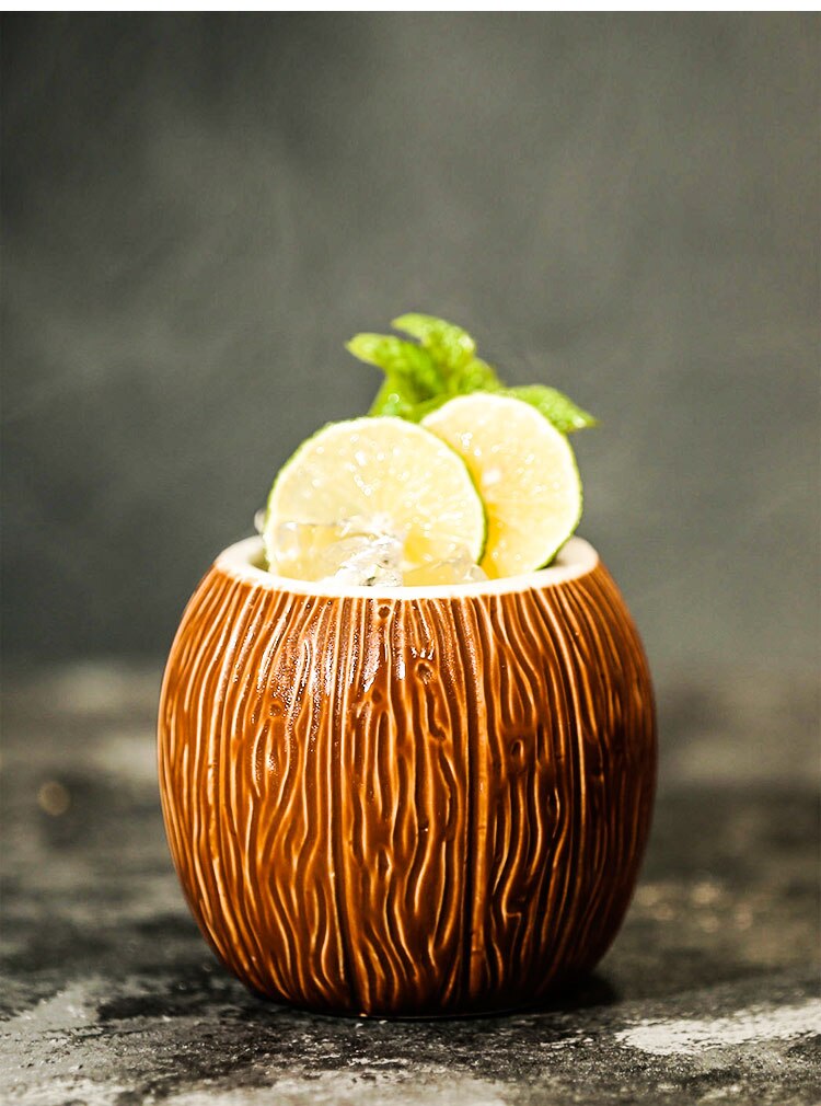 Bar Poker Tiki Mug Creative Hawaii Ceramic Mug
