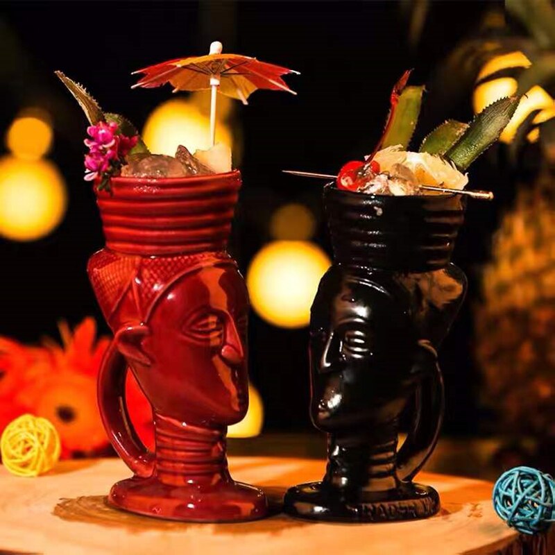 350ml-700ml Hawaii Tiki Mugs Cocktail Cup