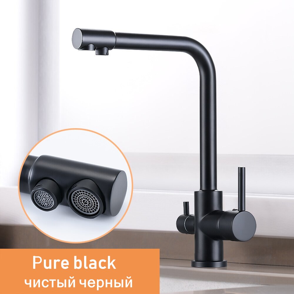 Brass Drinking Filtered Water Kitchen Faucet