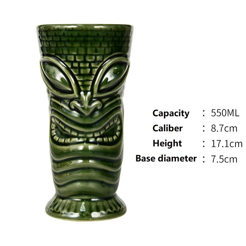 350ml-700ml Hawaii Tiki Mugs Cocktail Cup