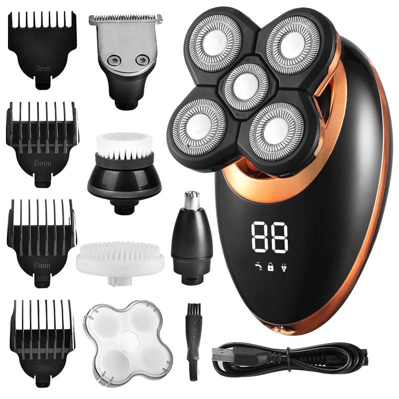 IPX7 Waterproof Electric Shaver Razor