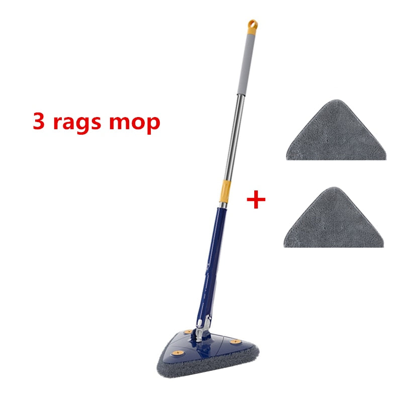 NEW Extended Triangle Mop 360 Twist Squeeze